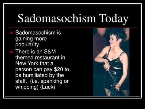 Sadomasochism 